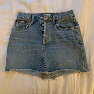 AGOLDE Quinn High rise Jean skirt